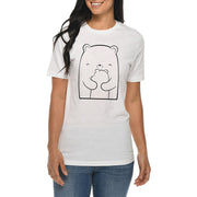 Polar Bear Mom Graphic Design Deluxe Jersey T-Shirt