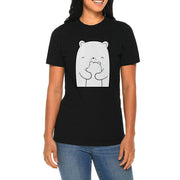 Polar Bear Mom Graphic Design Deluxe Jersey T-Shirt