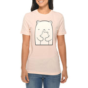 Polar Bear Mom Graphic Design Deluxe Jersey T-Shirt