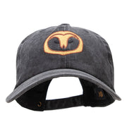 Owl Head Embroidered Pigment Dyed Cotton Cap