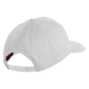 U.S. Marine Corps 3rd Marine Division Embroidered Solid Cotton Twill Pro Style Cap - White OSFM