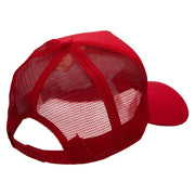 Zombie Hand Five Panels Pro Style Trucker Mesh Cap - Red OSFM