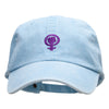 Systerhood Symbol Embroidered Pigment Dyed Wash Caps