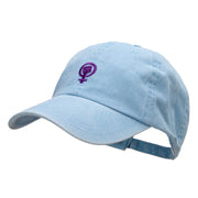 Systerhood Symbol Embroidered Pigment Dyed Wash Caps