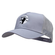 Zombie Hand Five Panels Pro Style Trucker Mesh Cap - Grey OSFM