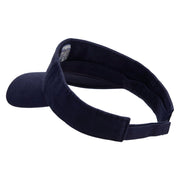 Licensed 18th Airborne Corps Embroidered Cotton Twill Washed Visor - Navy OSFM