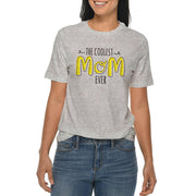 The Coolest Mom Ever Graphic Design Deluxe Jersey T-Shirt