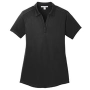 Ladies Big Size Port Authority Diamond Jacquard Polo Shirt