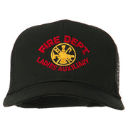 Fire Dept Ladies Auxiliary Embroidered Mesh Cap