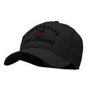 Forensics Los Angeles Embroidered Solid Cotton Twill Strap Cap