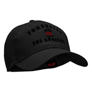 Forensics Los Angeles Embroidered Solid Cotton Twill Strap Cap