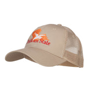 Louisiana Pelican State Embroidered Mesh Cap