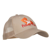 Louisiana Pelican State Embroidered Mesh Cap