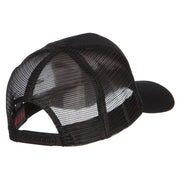 LA Embroidered Cotton Mesh Cap