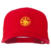 Fire Dept Ladies Auxiliary Embroidered Mesh Cap