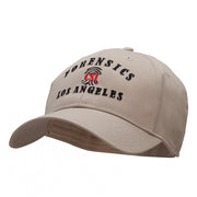 Forensics Los Angeles Embroidered Solid Cotton Twill Strap Cap