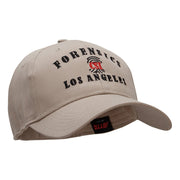 Forensics Los Angeles Embroidered Solid Cotton Twill Strap Cap