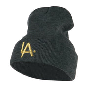 LA Embroidered Long Beanie