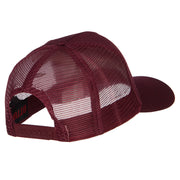 LA Embroidered Cotton Mesh Cap