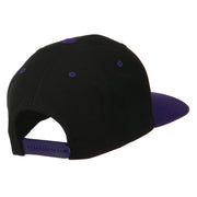 Large A Embroidered Snapback Cap