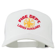 Fire Dept Ladies Auxiliary Embroidered Mesh Cap