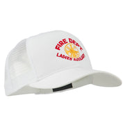 Fire Dept Ladies Auxiliary Embroidered Mesh Cap