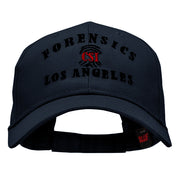 Forensics Los Angeles Embroidered Solid Cotton Twill Strap Cap