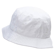 Fish Bone Embroidered Bucket Hat