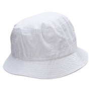 Fish Bone Embroidered Bucket Hat