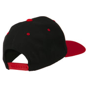 Large A Embroidered Snapback Cap