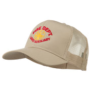 Fire Dept Ladies Auxiliary Embroidered Mesh Cap