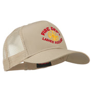 Fire Dept Ladies Auxiliary Embroidered Mesh Cap