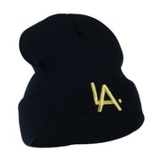 LA Embroidered Long Beanie