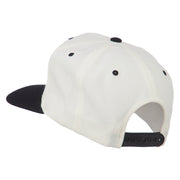 Large A Embroidered Snapback Cap