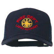 Fire Dept Ladies Auxiliary Embroidered Mesh Cap