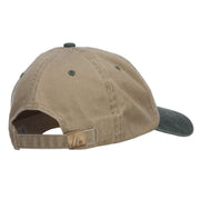 Cardinals Bird Embroidered Washed Two Tone Cap