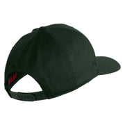 4th Marine Division Veteren Embroidered Solid Cotton Twill Pro Style Cap - Dk-Green OSFM