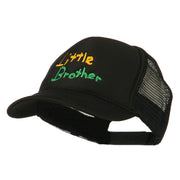 Little Brother Embroidered Youth Foam Mesh Cap