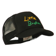 Little Brother Embroidered Youth Foam Mesh Cap