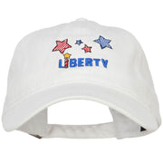 Liberty Embroidered Washed Cap