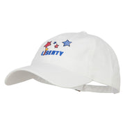 Liberty Embroidered Washed Cap