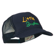 Little Brother Embroidered Youth Foam Mesh Cap