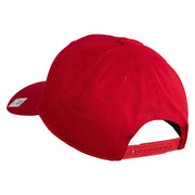 4th Marine Division Veteren Embroidered Solid Cotton Twill Pro Style Cap - Red OSFM