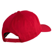 4th Marine Division Veteren Embroidered Solid Cotton Twill Pro Style Cap - Red OSFM