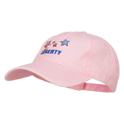 Liberty Embroidered Washed Cap