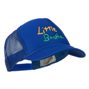 Little Brother Embroidered Youth Foam Mesh Cap