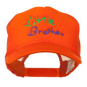 Little Brother Embroidered Youth Foam Mesh Cap