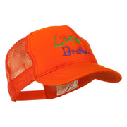 Little Brother Embroidered Youth Foam Mesh Cap