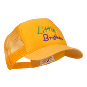 Little Brother Embroidered Youth Foam Mesh Cap