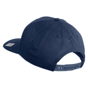 4th Marine Division Retired Embroiered Solid Cotton Twill Pro Style Cap - Navy OSFM